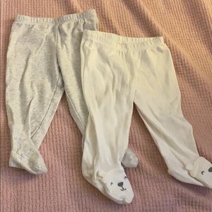 Carters footed pants